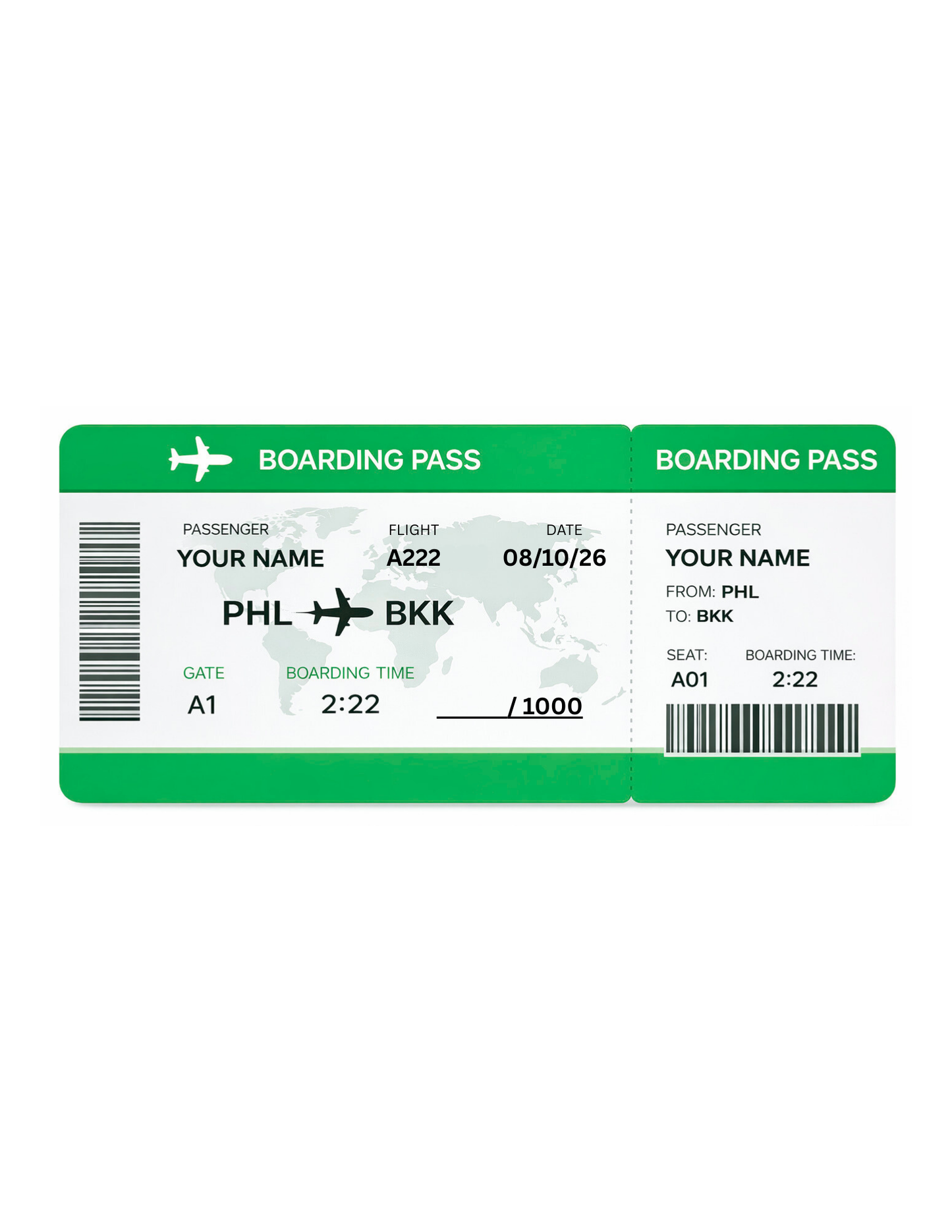 THAILAND BOARDING PASS