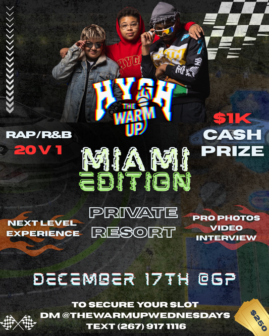 The Warm Up Miami Media Pass